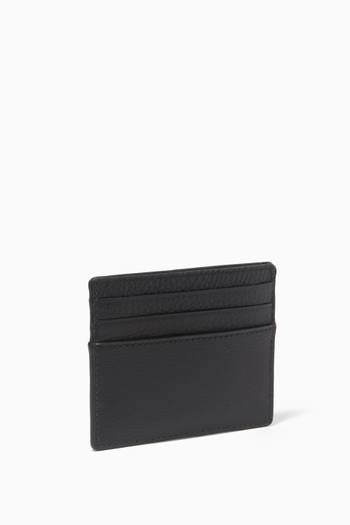 hover state of Harrison Tall Card Case in Pebbled Leather      
