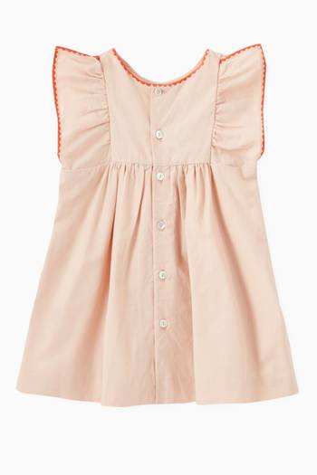 hover state of Lulu Ruffled Dress in Cotton