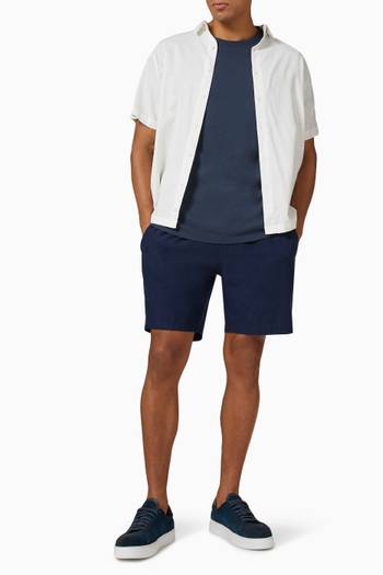 hover state of Water Resistant Shorts in Linen Blend  