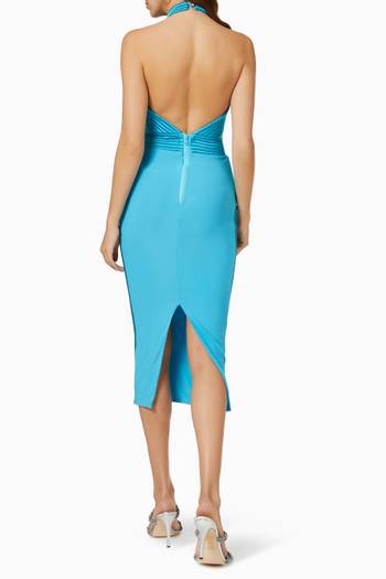 hover state of Algeny Dress in Stretch Jersey 