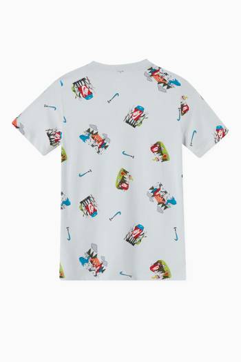 hover state of Graphic Print T-shirt in Cotton-jersey