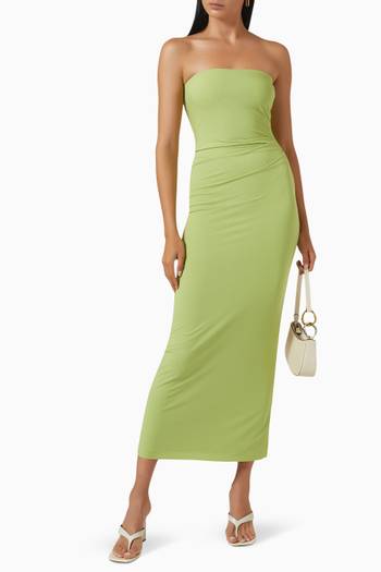 hover state of Myla Strapless Dress in Stretch Jersey