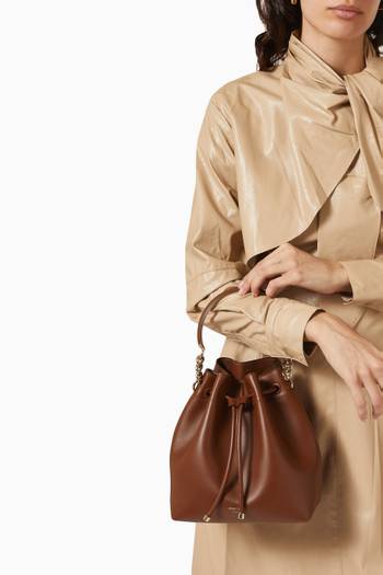 hover state of Bon Bon Bucket Bag in Leather