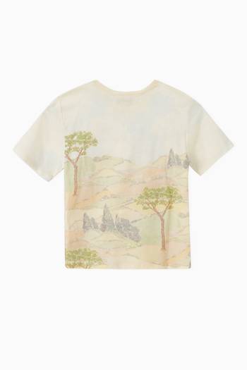 hover state of Printed T-shirt in Cotton Jersey 