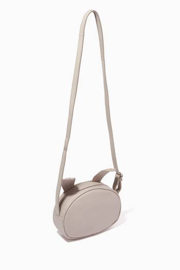 hover state of Rabbit Motif Crossbody Bag in Faux Leather
