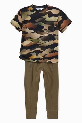 hover state of Camouflage T-shirt in Organic Cotton