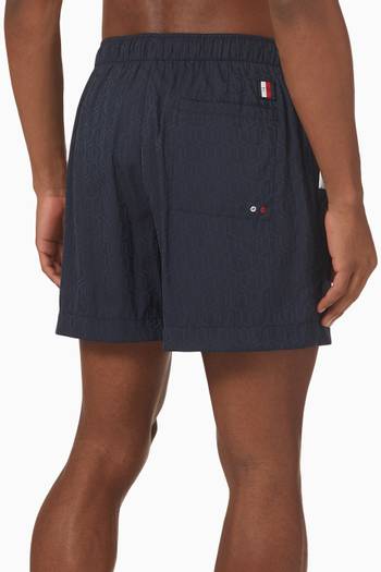 hover state of Flag Twist Swim Shorts in Recycled Cotton & Polyester