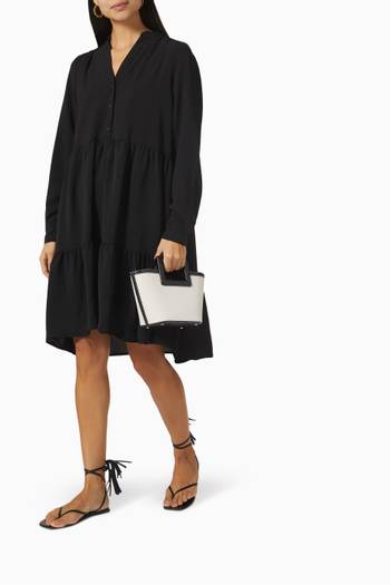 hover state of Belted Midi Dress 