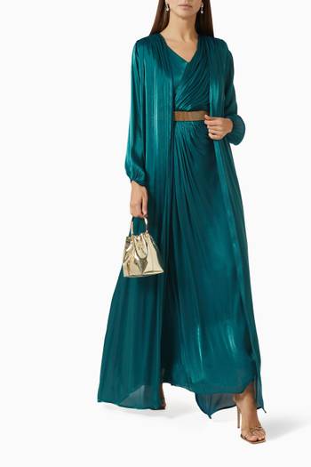 hover state of Draped Maxi Dress   