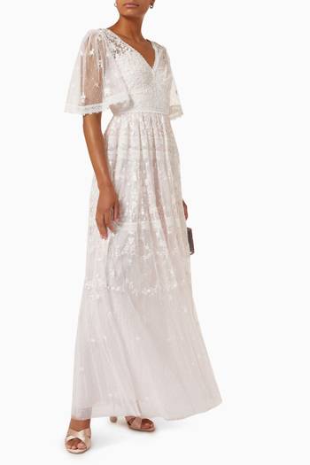 hover state of Sweetheart Lace Gown in Tulle  