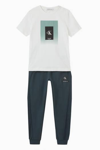 hover state of Logo Track Pants in Cotton