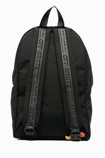 hover state of Logo-print Backpack in Canvas