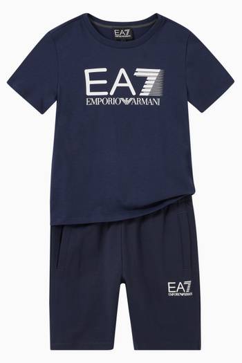 hover state of EA7 Train Logo Shorts  