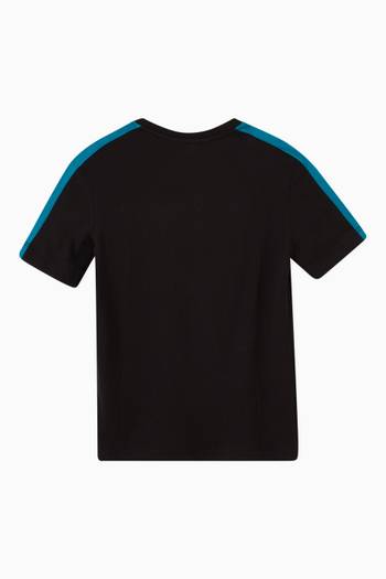 hover state of EA Logo Tape T-shirt in Cotton