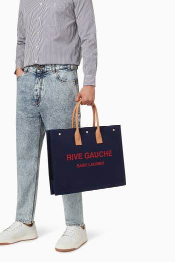 hover state of Rive Gauche Large Tote Bag in Canvas