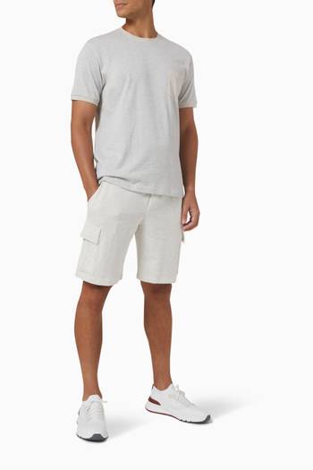 hover state of Patch Pocket T-shirt in Cotton