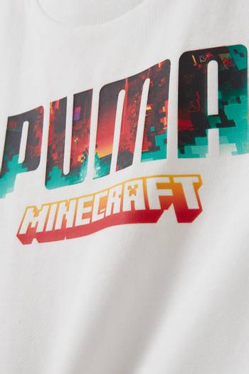 hover state of x Minecraft Graphic T-shirt in Cotton-jersey