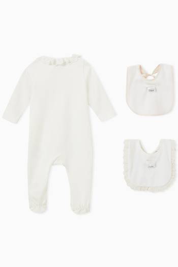 hover state of Sleepsuit & Bibs, Set of Three