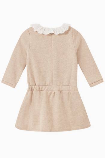 hover state of Percale Collar Dress in Cotton