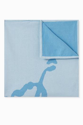 hover state of Logo Print Blanket in Cotton