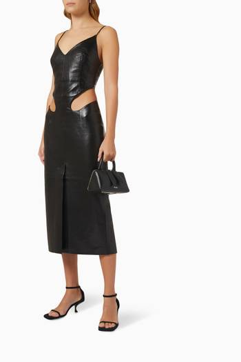 hover state of Cut-out Midi Dress