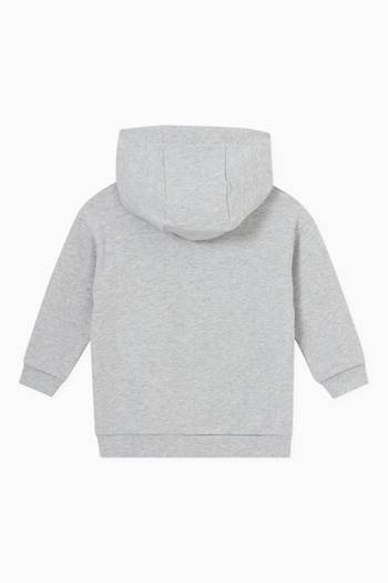 hover state of Logo Teddy Bear Hoodie in Cotton