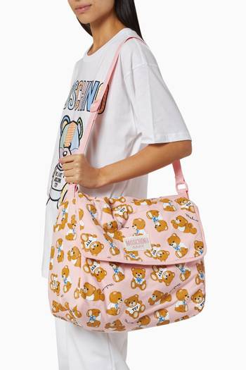 hover state of Teddy Bear Print Diaper Bag