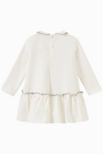 hover state of Peter Pan Collar Dress in Cotton