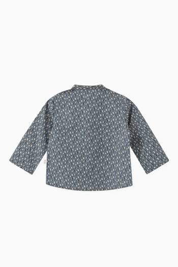 hover state of Penguin Print Shirt in Organic Cotton