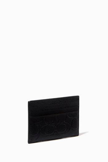 hover state of Card Case in Signature Debossed Pebbled Leather