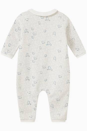 hover state of All-over Print Bodysuit in Cotton