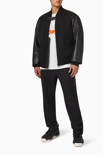 hover state of Varsity Jacket in Wool Blend