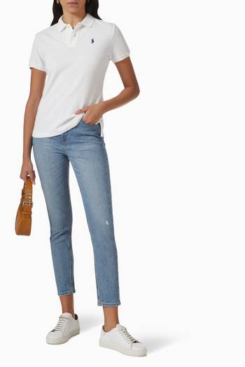 hover state of High-rise Skinny-fit Cropped Jeans