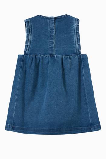 hover state of Sleeveless Dress in Cotton Denim