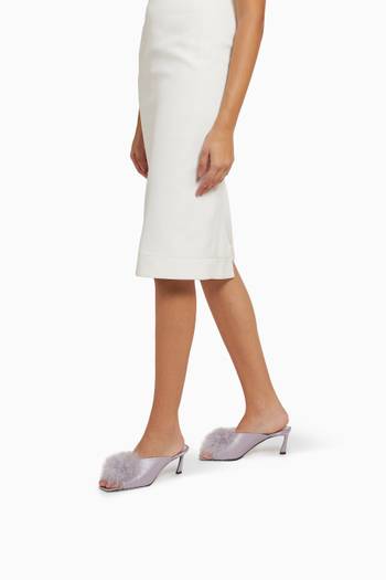 hover state of May 60 Mules in Crepe Satin