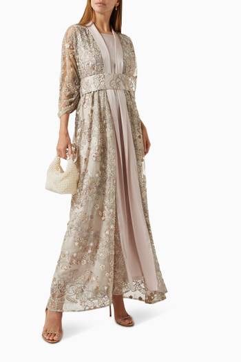 hover state of Embellished Abaya Set