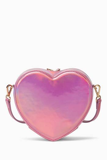 hover state of Heart La Medusa Crossbody Bag in Faux Leather