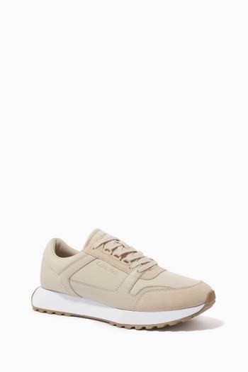 hover state of Logo Low-top Lace-up Sneaker in Leather