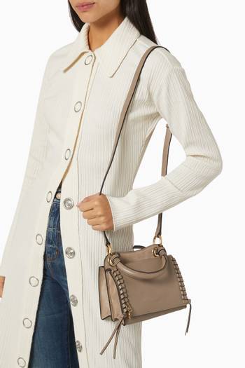 hover state of Mini Tilda Crossbody Bag in Smooth Leather