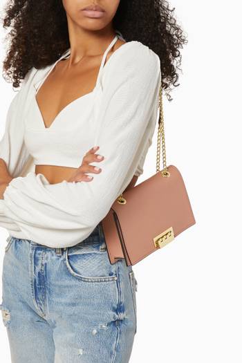 hover state of Earthette Mini Crossbody Bag in Leather