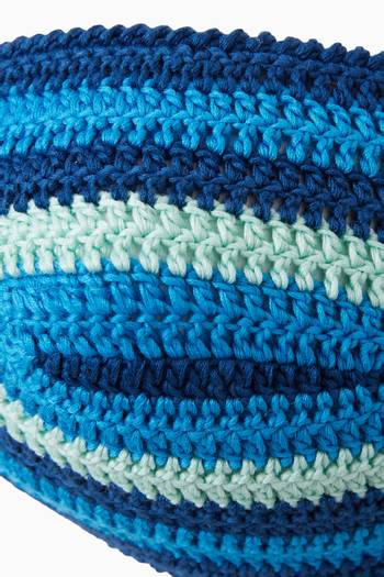 hover state of The Azalea Bikini Top in Crochet-knit