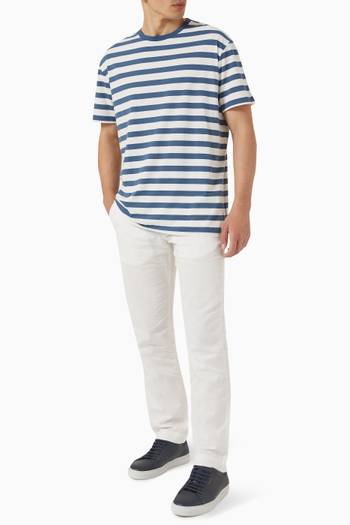 hover state of Striped T-shirt in Cotton Jersey