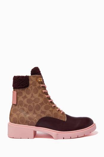 lorimer bootie in signature canvas