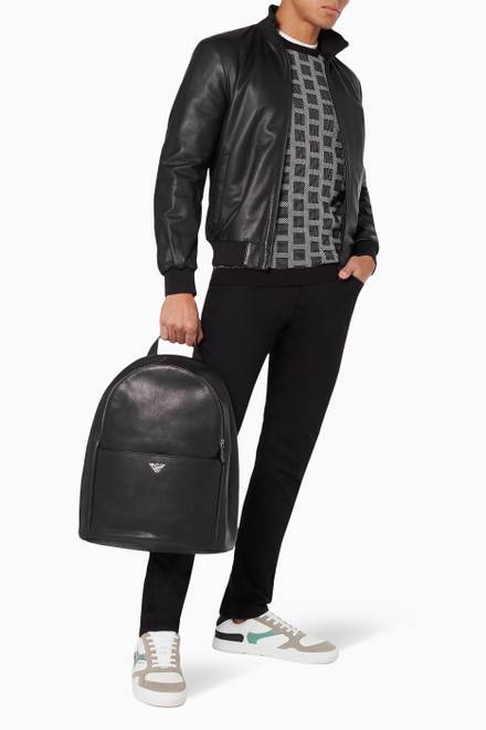 hover state of Luxor Fast Leather Backpack