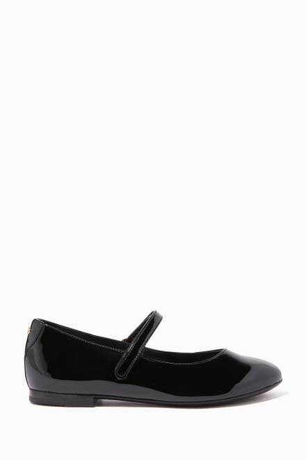 hover state of Vernice Leather Ballet Flats