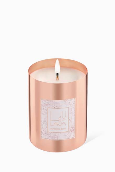 hover state of Peppered Bliss Metal Container Candle, 330g