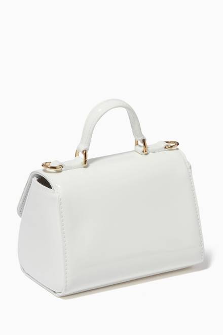 hover state of Patent-Leather Top Handle Bag