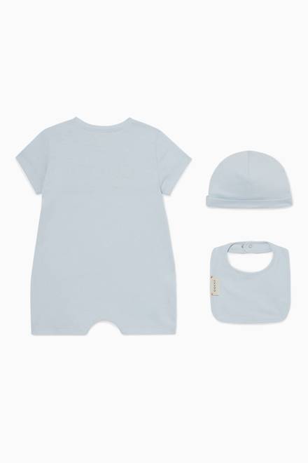 hover state of Logo Print Sleepsuit Gift Set