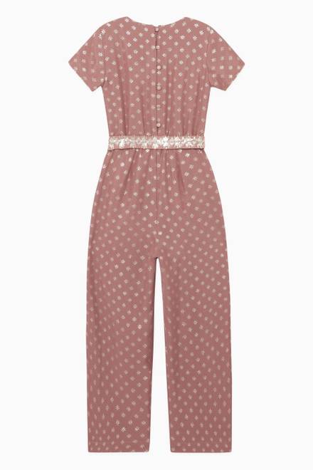 hover state of Logo Embroidered Jumpsuit   