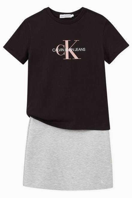 hover state of Monogram Logo T-shirt in Cotton Jersey 